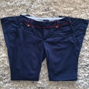 Nautica Navy And Red Trousers